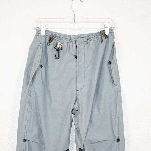 vintage Maharishi Gray Cargo Pants lightweight size Small AW 99/00 - Picture 3 of 12